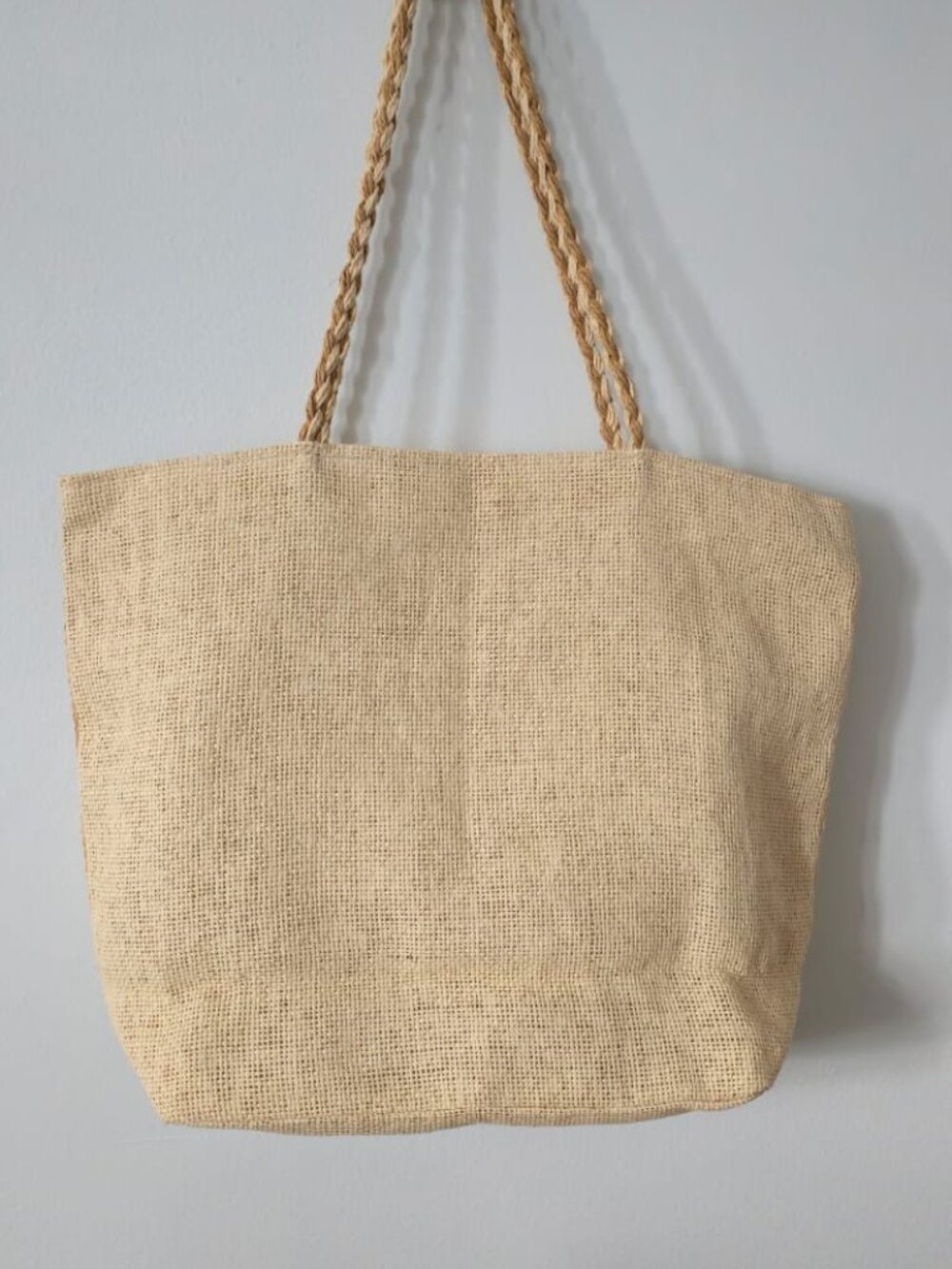 Cute Woven Straw Beach Tote with Flower - Picture 3 of 3